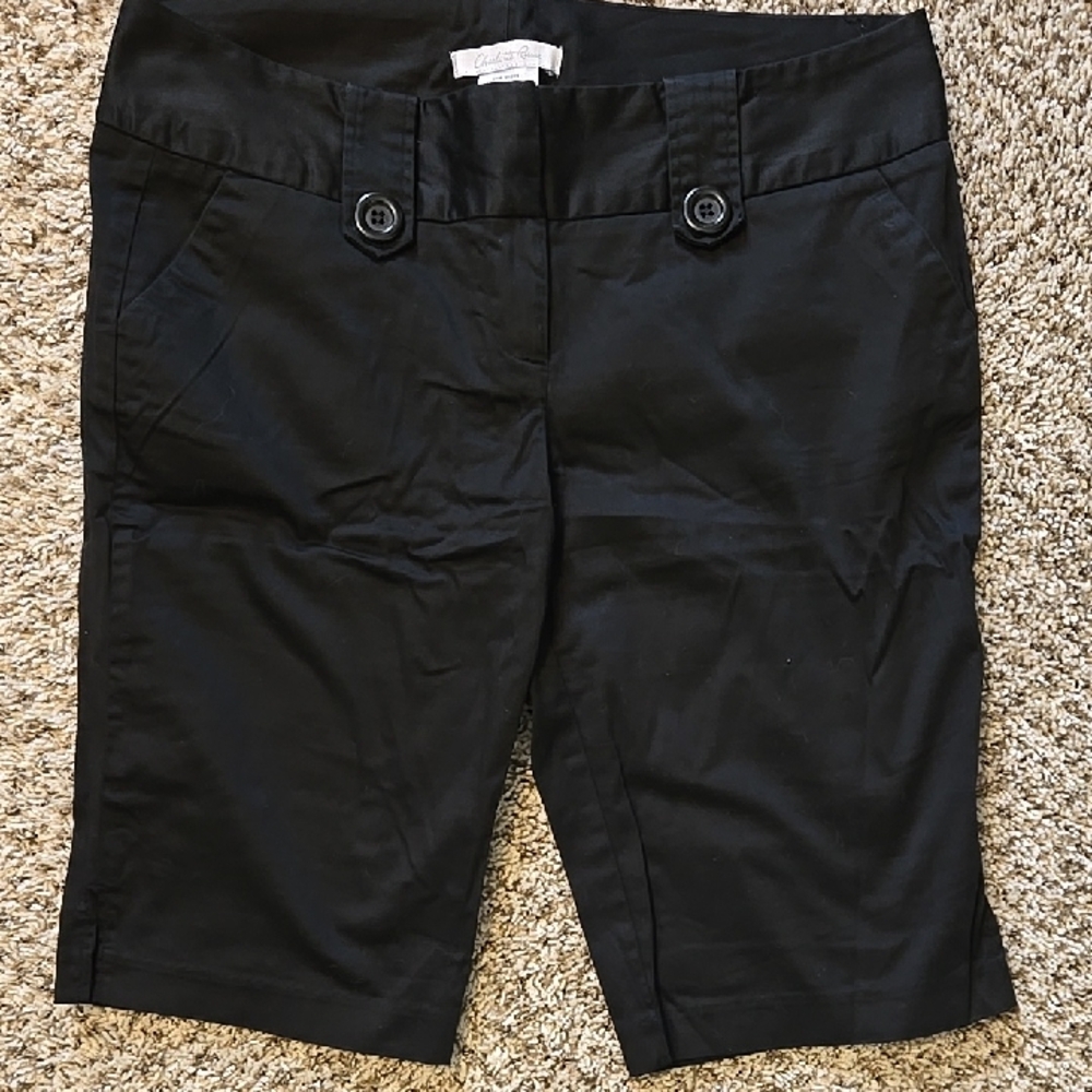 Charlotte Russe black capri pants size 9